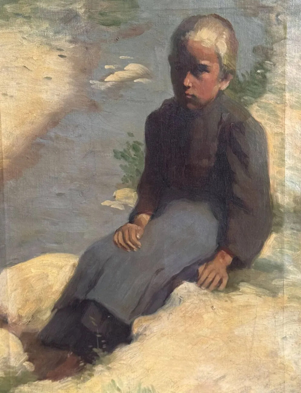 Jeune fille au bord de l’eau