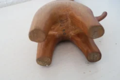 Jouet bois girafe vintage teck scandinave 1960-70