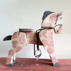 Jouet cheval de bois 50's