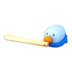 Jouet phoque en bois bleu