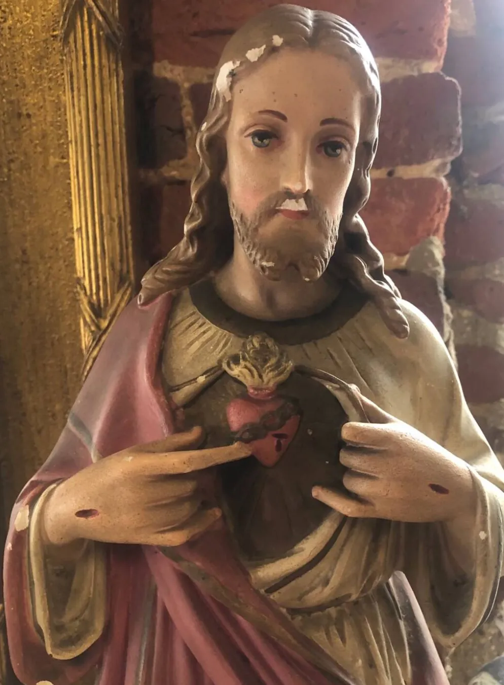 Jésus Christ en plâtre