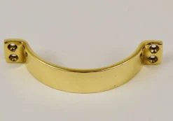 Jusqu'à 50 poignées en laiton milieu du siècle pour portes, tiroirs, commodes, Autriche, années 1950