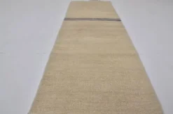 Kilim en chanvre anatolien blanc cassé sku 3928