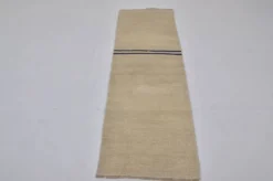 Kilim en chanvre anatolien blanc cassé sku 3928