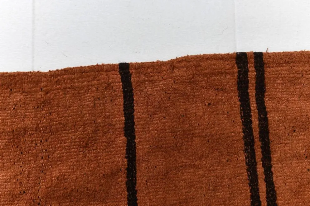 Kilim Turc Vintage Terracotta, Motif Tribal, Tapis Chambre Bohème, 147x245Cm