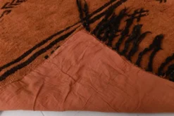Kilim Turc Vintage Terracotta, Motif Tribal, Tapis Chambre Bohème, 147x245Cm
