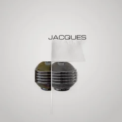 Lampe Art Déco en opaline noire –Jacques Adnet - élégance des années 30