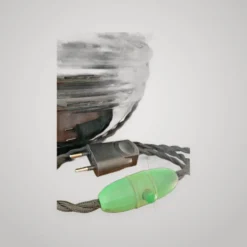 Lampe Art Déco en opaline noire –Jacques Adnet - élégance des années 30