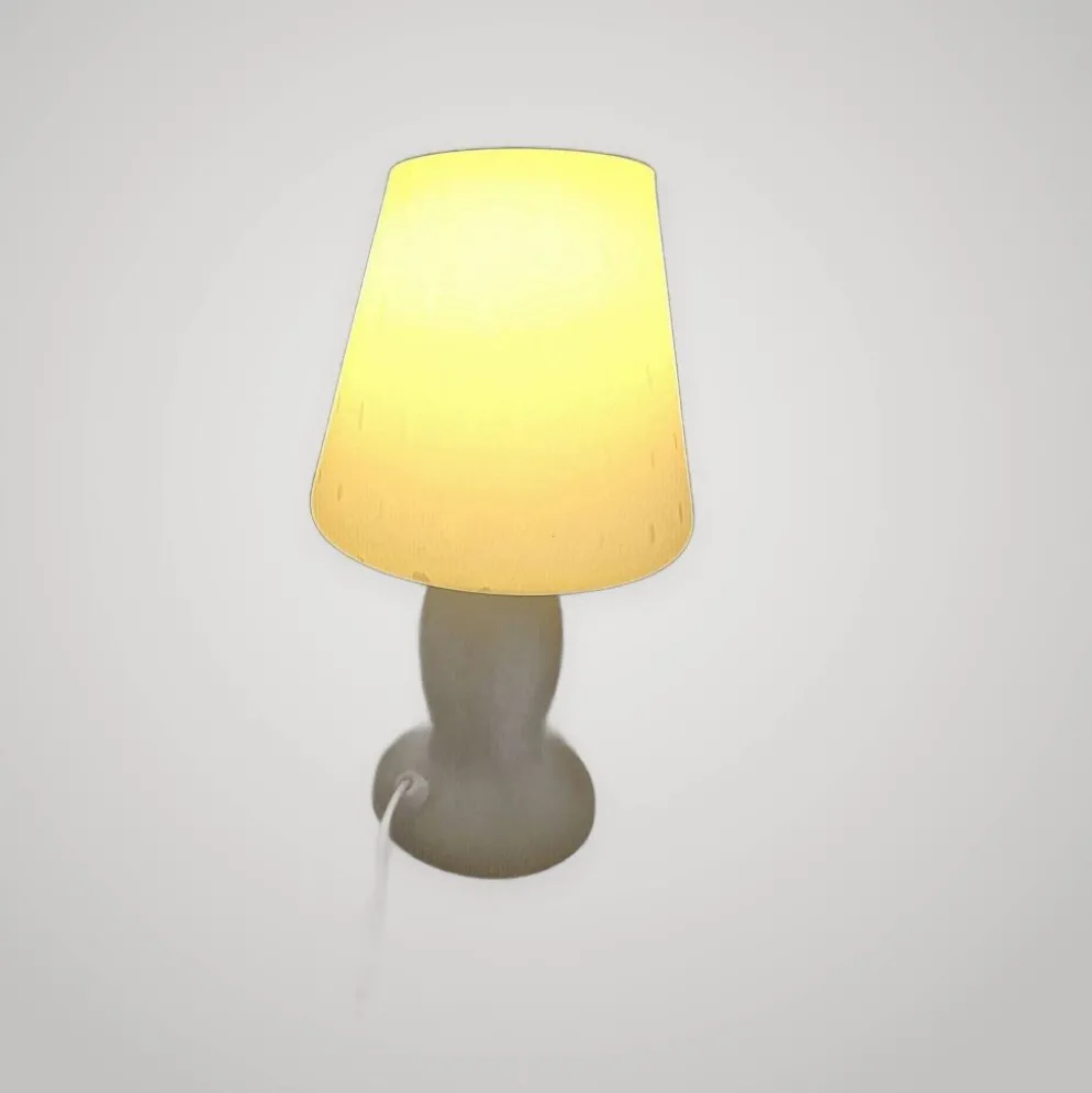 Lampe Champignon Vintage Murano Opalin avec Diffuseur Tinsel ? Table Mushro