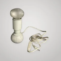 Lampe de bureau design Gino Sarfatti Arteluce 600c cuir métal 1970