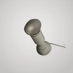 Lampe de bureau design Gino Sarfatti Arteluce 600c cuir métal 1970