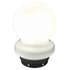 Lampe De Table En Verre De Murano Mazzega Design UFO Modernisme Space Age 1