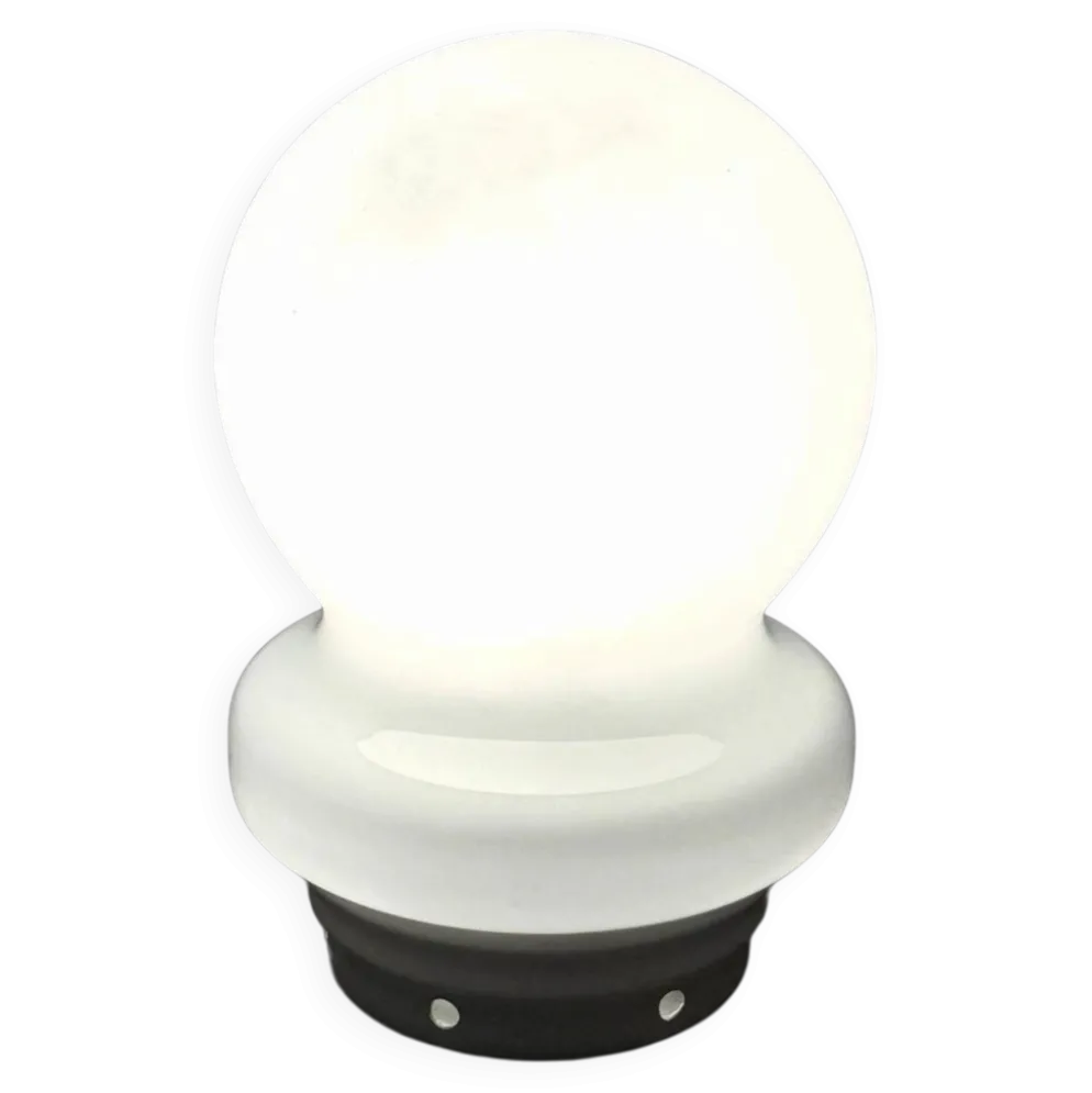Lampe De Table En Verre De Murano Mazzega Design UFO Modernisme Space Age 1