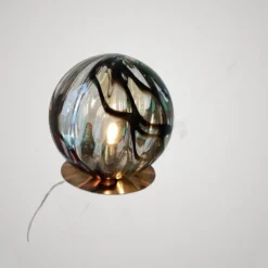 lampe de table Murano Space Age années 70 Atr. Toni Zuccheri Veart milieu d