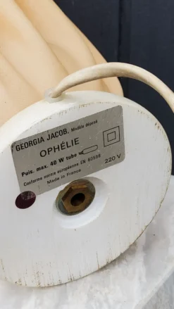 Lampe Georgia Jacob Ophélie et sa colonne en marbre