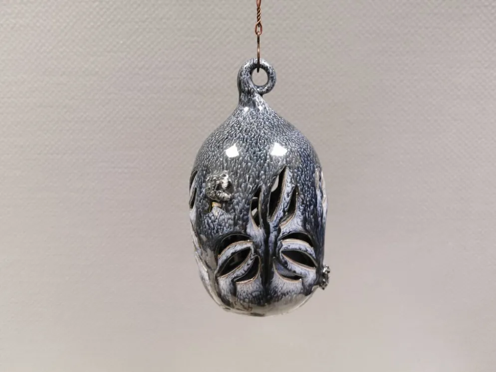 Lanterne Rare Glit Islande – 22,5 cm – Par Gerhard Schwarz