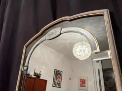 Large Crystal Mirror, Italy, 1960s
