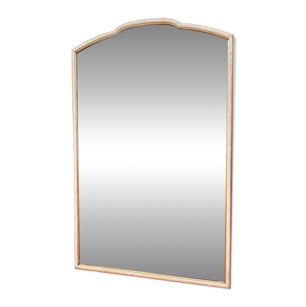 Large Crystal Mirror, Italy, 1960s