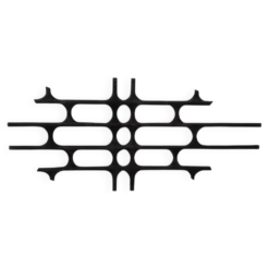 Large German Brutalist Iron Wall Sculpture, 1960s