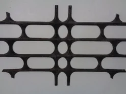 Large German Brutalist Iron Wall Sculpture, 1960s