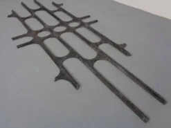 Large German Brutalist Iron Wall Sculpture, 1960s