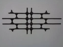 Large German Brutalist Iron Wall Sculpture, 1960s