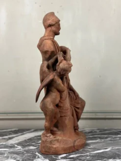 La sculpture, terre cuite originale signée et dédicacée, Charles Van Oemberg
