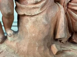 La sculpture, terre cuite originale signée et dédicacée, Charles Van Oemberg