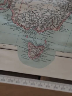 L'Australie, carte authentique imprimée en 1907