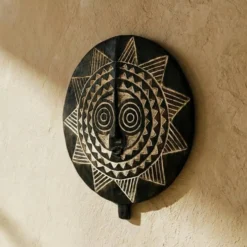 Le Pentacle Solaire — 5 masques muraux Ø40cm