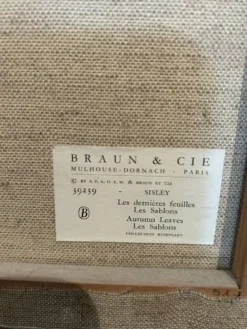 Les dernières feuilles de Sisley