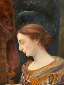 Le tableau « Jeune fille jouant de l’orgue »