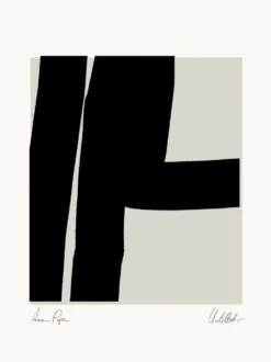Lignes abstraites impression giclée, 50x70cm
