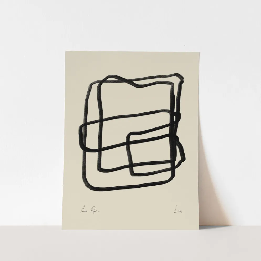 Lignes abstraites impression giclée, 50x70cm