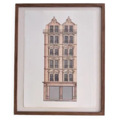 Lithographie "Atelier du Patrimoine" – Catherine d'Ortoli