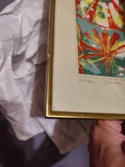 Lithographie de Janko Mihailovic numérotée signée, 1970