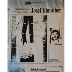Lithographie de Josef Ebnother 