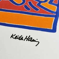 Lithographie en édition limitée de Keith Haring des années 1990 - Numérotée au crayon. Après