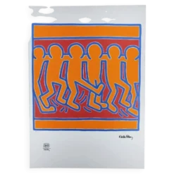 Lithographie en édition limitée de Keith Haring des années 1990 - Numérotée au crayon. Après