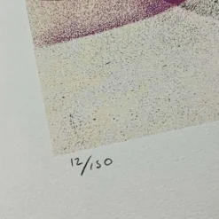 Lithographie en édition limitée de Man Ray des années 1970.