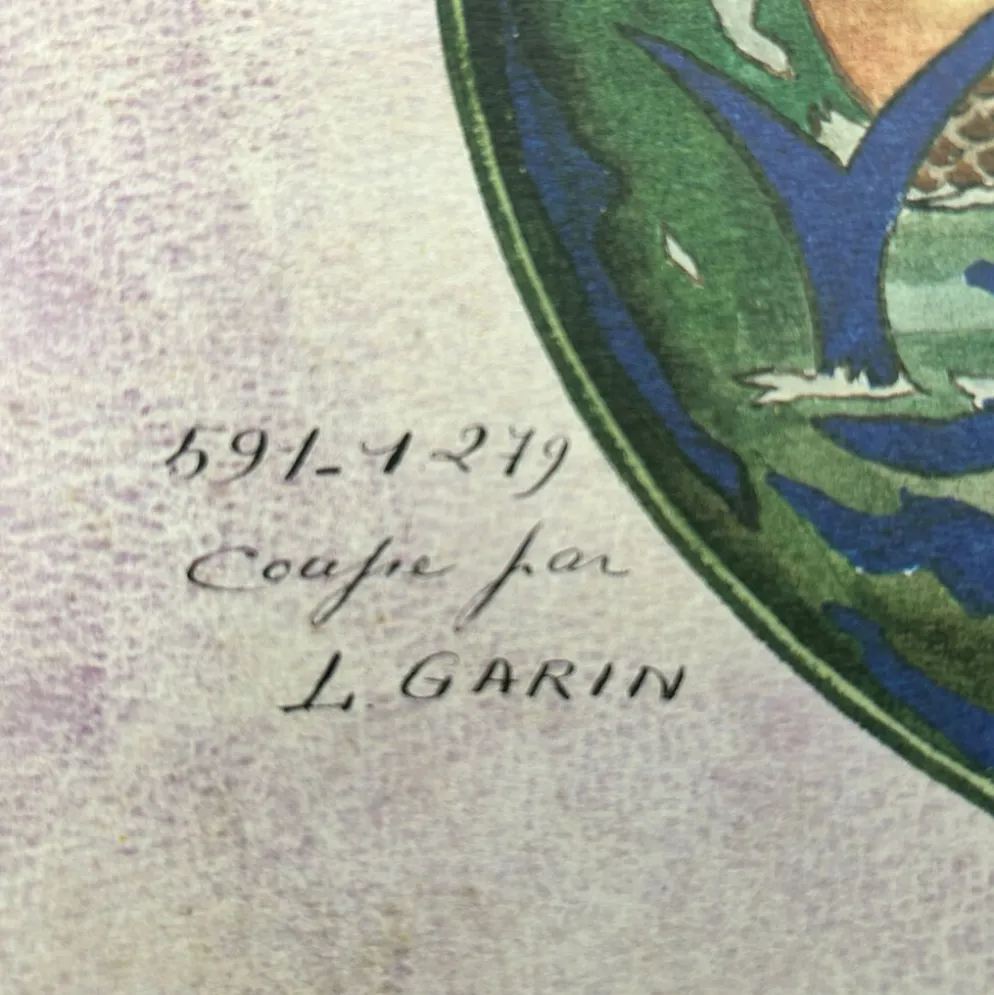 Lithographie HB Henriot Quimper signée et numérotée