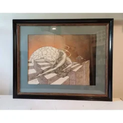 Lithographie J.M Sostras 1984