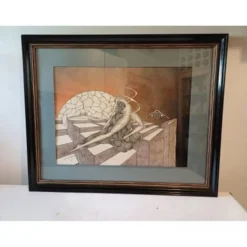 Lithographie J.M Sostras 1984