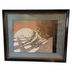 Lithographie J.M Sostras 1984