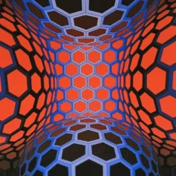 Lithographie numérotée en édition limitée de Victor Vasarely, années 1970