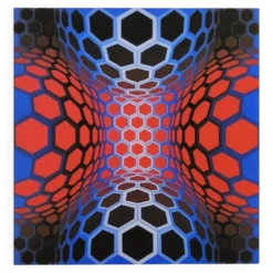 Lithographie numérotée en édition limitée de Victor Vasarely, années 1970