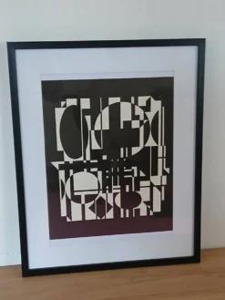 Lithographie Victor Vasarely d'après l'œuvre Anadyr, 1956