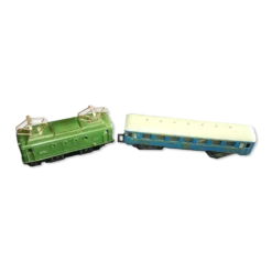 Locomotive et son wagon Jep