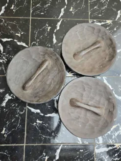 Lot de 3 Boucliers Africains Bamiléké Traditionnels