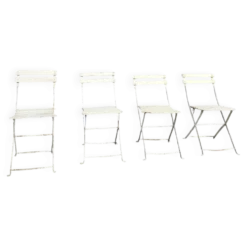 Lot de 4 chaises de jardin
